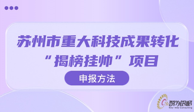 蘇州市重大科技成果轉化“揭榜掛帥”項目咨詢方法.jpg
